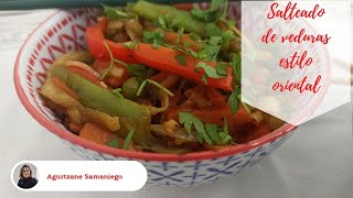 Salteado de verduras estilo oriental en Thermomix [upl. by Notfa]