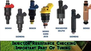 Fuel Injector Resistance Chart For Complete Car Tuning  Session 244 [upl. by Eca]