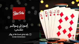 آموزش پوکر هولدم به زبان فارسی – گام دوم ترتیب دست‌ها در پوکر [upl. by Enirehs580]