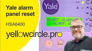 Yale alarm panel reset after alarm is triggered [upl. by Lindner]