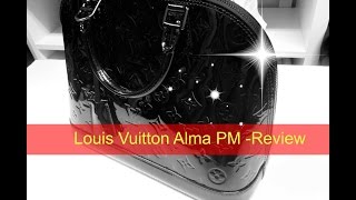 Louis Vuitton Alma PM Review [upl. by Ahsimin]