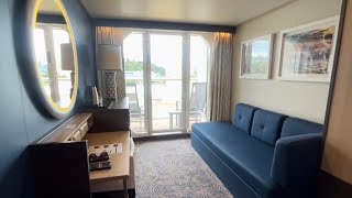 Ovation of the Seas cabin 7618 obstructed view balcony [upl. by Meehaf]