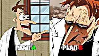 Doofenshmirtzs Plan A and Plan B  My Hero Academia [upl. by Porty]