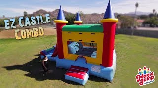 EZ Castle Combo  Inflatable Bounce and Slide Combo  Magic Jump Inc [upl. by Weigle]