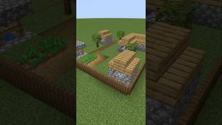 how to make mini village biome [upl. by Ramos]