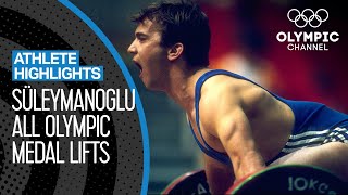 All Naim Süleymanoğlu 🇹🇷 Olympic Medal Lifts  Athlete Highlights [upl. by Maurine627]