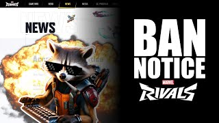 🔨BAN NOTICE in MARVEL RIVALS [upl. by Demodena]