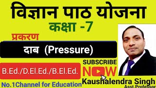 ScienceLesson Plan Class7 Pressure विज्ञान पाठ योजना कक्षा7दाब trendingviral instagram BEd [upl. by Refinej]