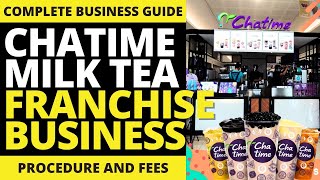 CHATIME MILK TEA Franchise Business Ideas  Franchise Republic [upl. by Manoff]