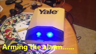 HSA 3500 Yale Burglar Alarm Siren How to Power with a USB Charger [upl. by Lehmann]