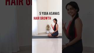 Yoga asanas improves blood circulation amp strengthens hair folliclesyogaforhair hairfallhairyoga [upl. by Micah]