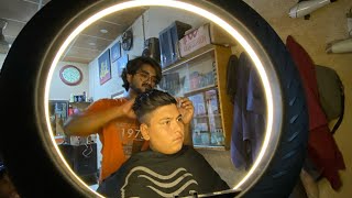 ASMR BARBER 💈 Long Haircut with Scissors and Comb  Asmr scissors haircut roleplay [upl. by Sevein420]