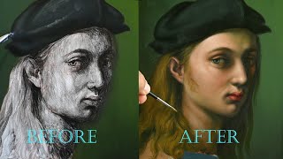 Shocking SFUMATO Painting Transformation in 5 Minutes [upl. by Araic]