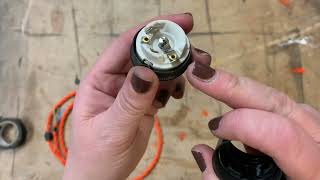 How to wire an E27 lamp holder and undo a lamp holder by releasing the locking barb [upl. by Setarcos183]