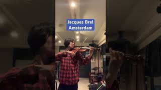 Jacques Brel  Amsterdam violin bach classicalmusic violinist music [upl. by Erdna]