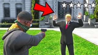 GTA 5 CAN FRANKLIN KILL THE PRESIDENT IN GTA 5 [upl. by Rol]