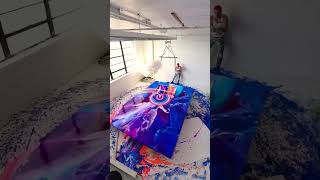 Absolutely incredible piece of work This technique wow CallenSchaub artvideos abstractart [upl. by Havens]