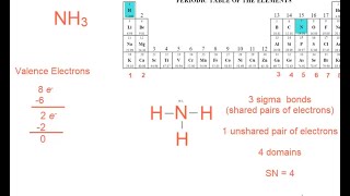 AP0815 Lewis Dot Diagram Ammonia NH3 [upl. by Nauaj271]