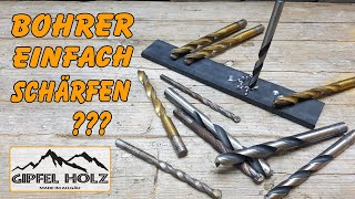 EINFACH UND EXAKT  Bohrer in 30s perfekt schärfen  Drill Doctor Test [upl. by Flowers]