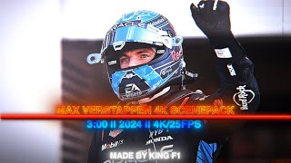 Max Verstappen 2024 4K upscaled scenepack  Made By King F1 [upl. by Farland944]