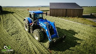 🌾🇨🇵Ensilage méthanisation 100 NEW HOLLAND ou presque 😏  SARL VINCANT amp FILS [upl. by Ssidnac]