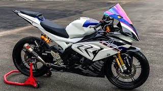 Yamaha R15 Turned Into A BMW S1000RR HP4 Race [upl. by Asilram]