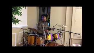 William McDowell  You are God Alone drum cover [upl. by Eiddam]