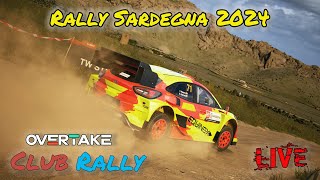 Rally Sardegna 2024  OvertakeRaceDepartment Club Rally  EA Sports WRC [upl. by Anelas210]