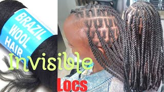 HOW TO DO INVISIBLE LOCS STEP BY STEP tutorial Kombi88 [upl. by Latin]