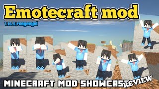 Minecraft 1165  Emotecraft mod [upl. by Joy]