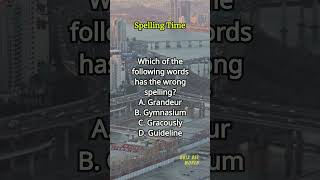 Spelling Time 485 spelling englishlearning englishvocabulary questions quiz [upl. by Haron]