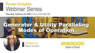 Generator and Utility Paralleling Modes of Operation [upl. by Agna7]