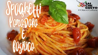 Spaghetti pomodoro e basilico  Spaghetti estivi  Pasta allitaliana [upl. by Borreri251]