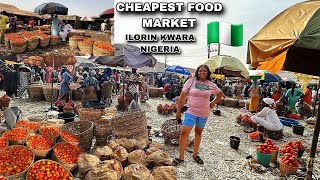 BIGGEST AND CHEAPEST FOOD MARKET IN ILORIN KWARA NIGERIA  COST OF LIVING  FOOD BULK WEST AFRICA [upl. by Seeto54]