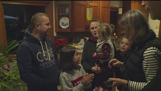 Ukrainian family spends first holiday season in the Twin Cities after fleeing war [upl. by Ahsinra]