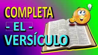 ¿TE SABES ESTE VERSÍCULO🧐 testbiblico ✅ [upl. by Olim216]