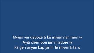 Ayiti se lyrics Mikaben [upl. by Lahpos]