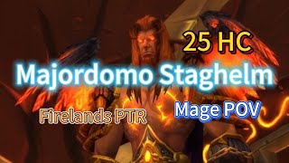 Majordomo Staghelm  25 HC  Firelands PTR  Mage POV [upl. by Kassel]