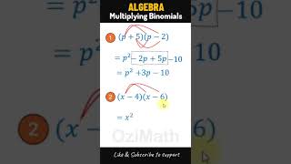 Multiplying Binomials Trick maths mathshack [upl. by Naivaf]