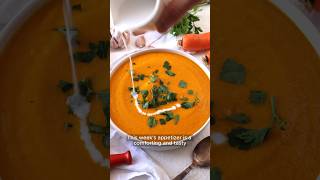 Easy Carrot Ginger Soup onepot meal [upl. by Eissirk]