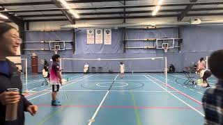 Badminton Alberta Junior Circuit Silver  Uziel Set 2 Consolation Game  11092024 [upl. by Saravat]