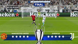 PES 2021 • Final Manchester United Vs Juventus quotCR7 vs Vlahovicquot Champions League • Calci di Rigore [upl. by Ailemaj]