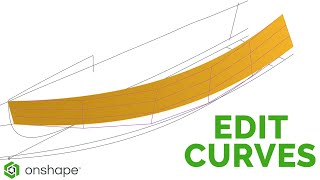 Edit Curves in Onshape [upl. by Adelia]