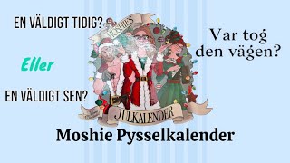 En julkalender i Juli månad Del 1 unboxing merrychristmas [upl. by Ymmik]