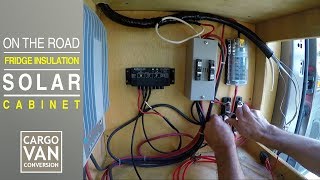 RV Cabinet Install Extra Fridge Insulation amp Solar Reinstall [upl. by Adeline]