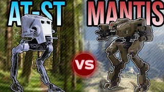 ATST vs Mantis  Halo vs Star Wars Who Would Win [upl. by Nadaha]