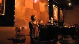 Cindy Benson Singing BOSTON BEGUINE at Davenports Piano Bar [upl. by Nuawad833]