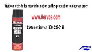 Learn how to apply Aervoes Waterworks Coatings Remover [upl. by Calendra]