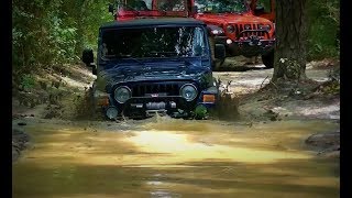 Romp in the Swamp  a Jeep 4x4 offroading trail ride in Central Florida [upl. by Mandler773]