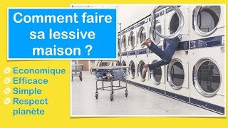 Comment réaliser sa lessive maison  facile naturel économique [upl. by Dnomder]